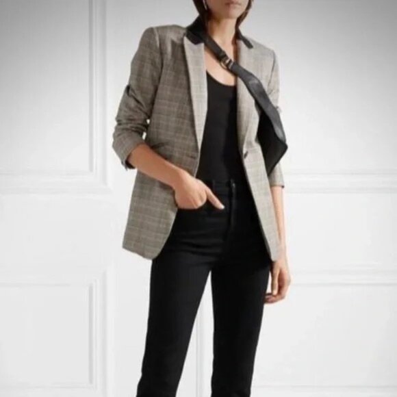 Rag & Bone Ridley Plaid Blazer Size 4 - Picture 1 of 13